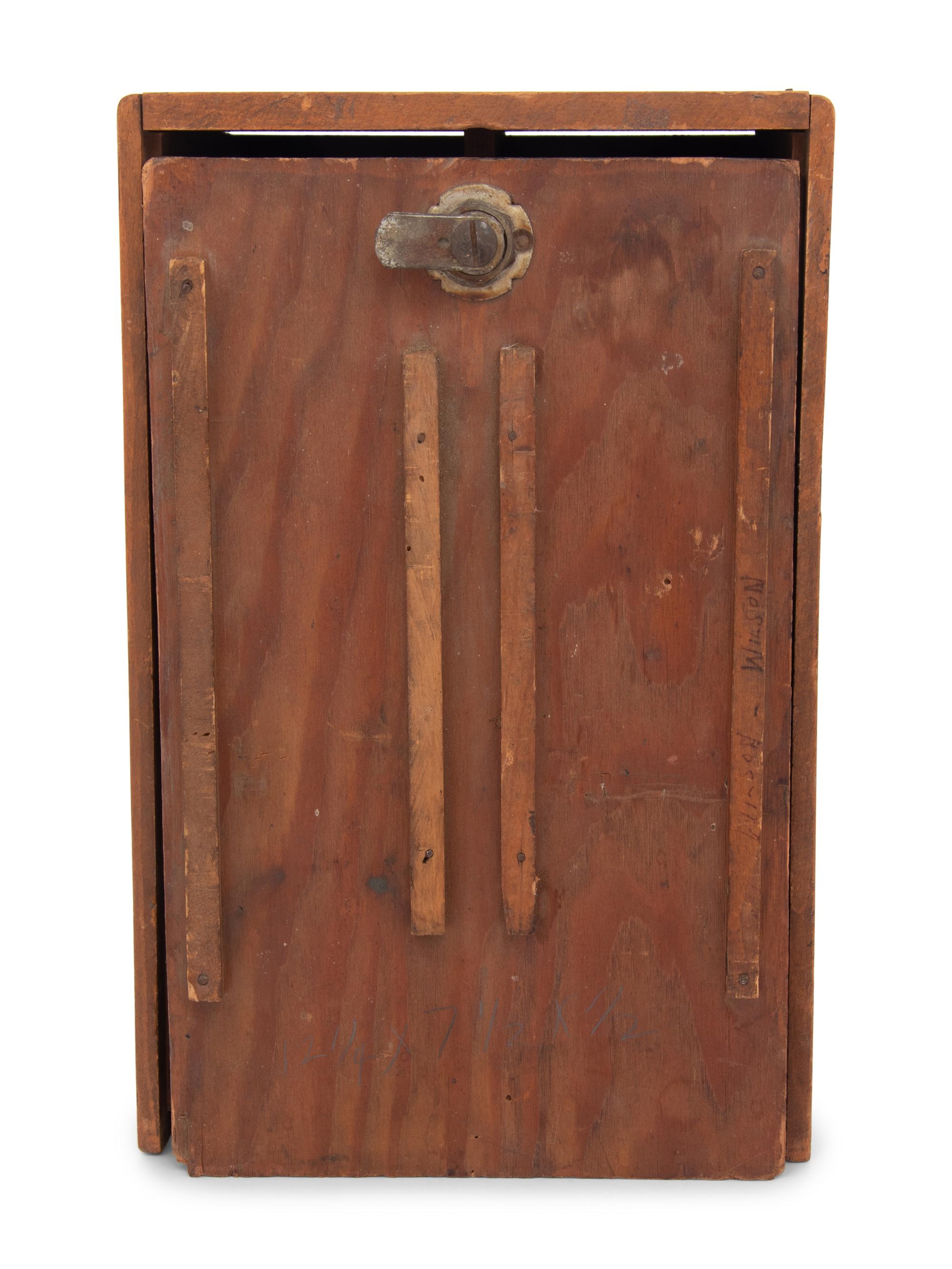A Working 1940s Exhibit Co. Baseball Card Vending Machine,