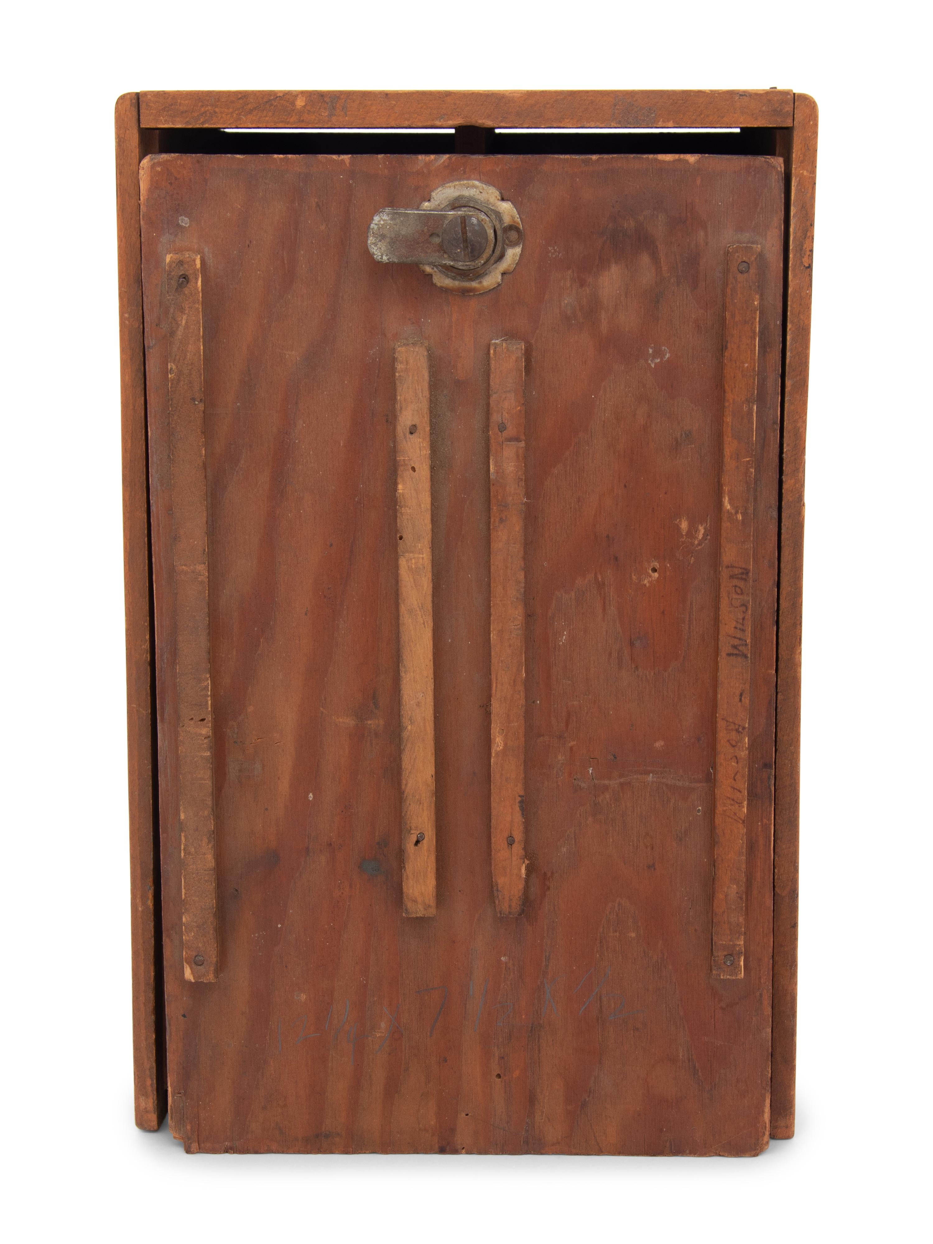 A Working 1940s Exhibit Co. Baseball Card Vending Machine,
