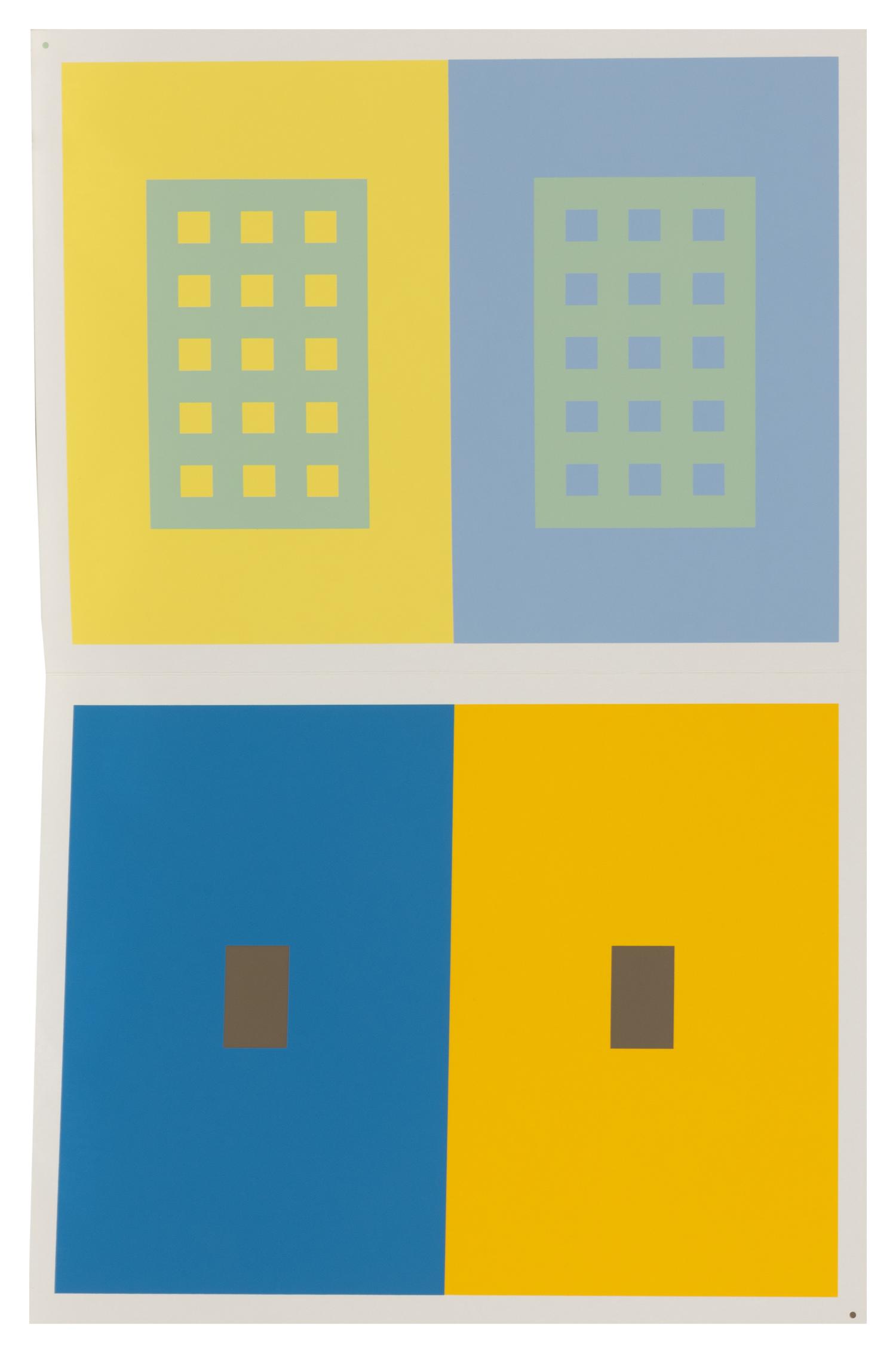 Interaction of Color (portfolio with complete text folder, bound text volume, and 80 color screenprints), 1973