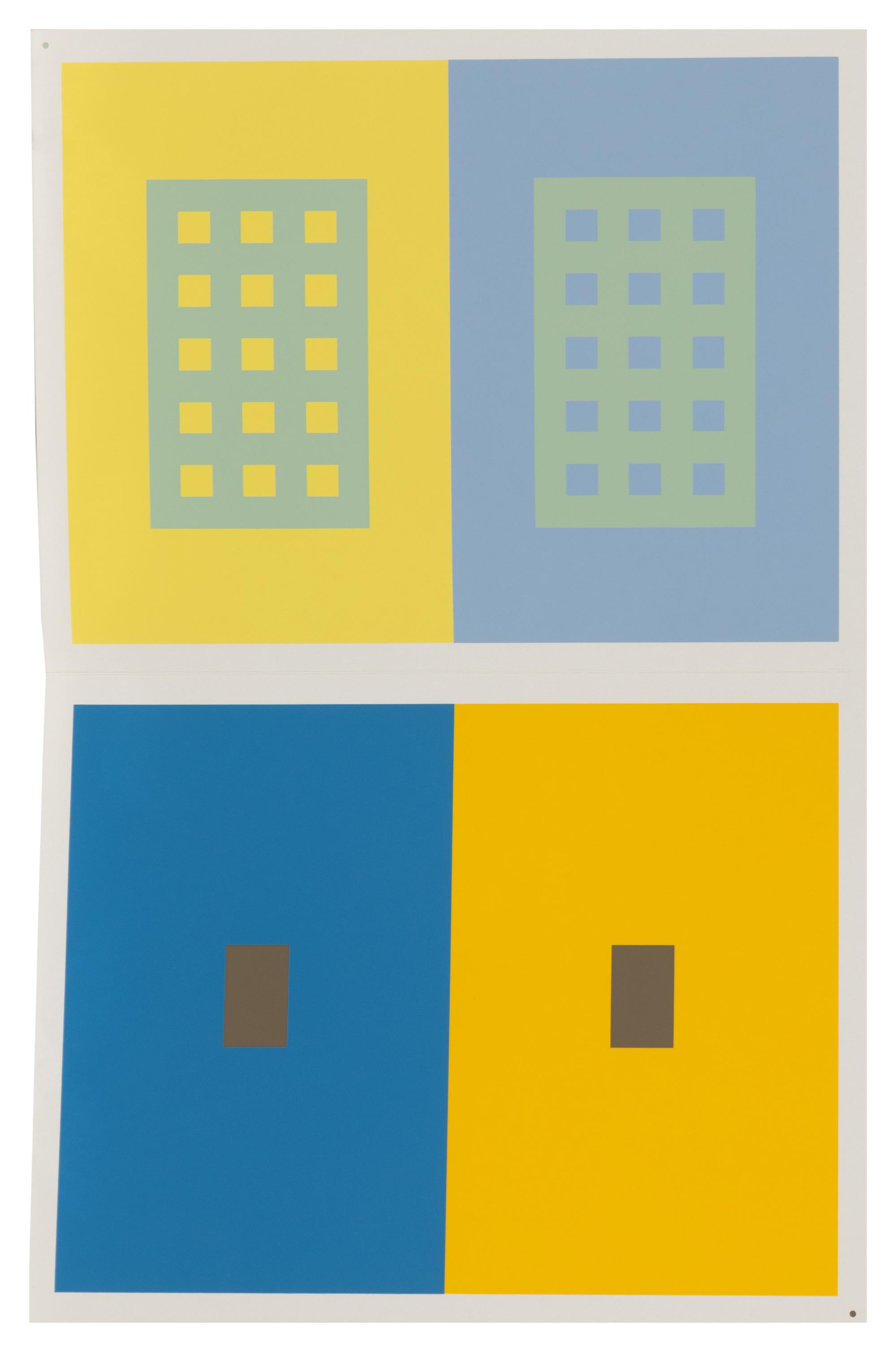 Interaction of Color (portfolio with complete text folder, bound text volume, and 80 color screenprints), 1973