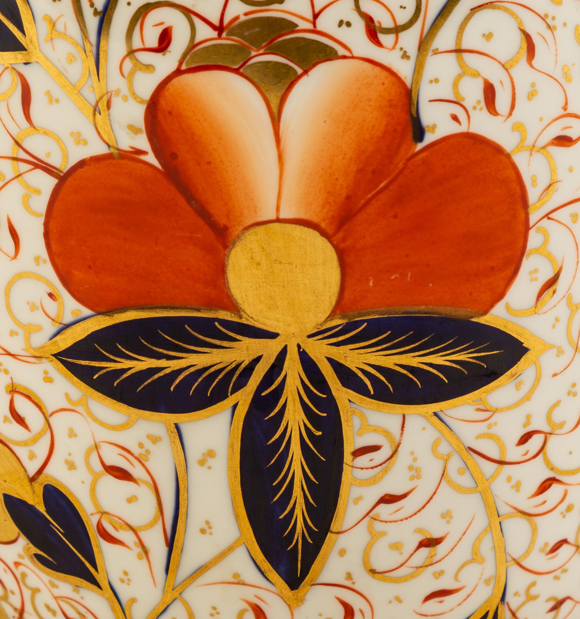 A Davenport Porcelain Double-Handled Vase in the Imari Pattern — CIRCA 1880-1887