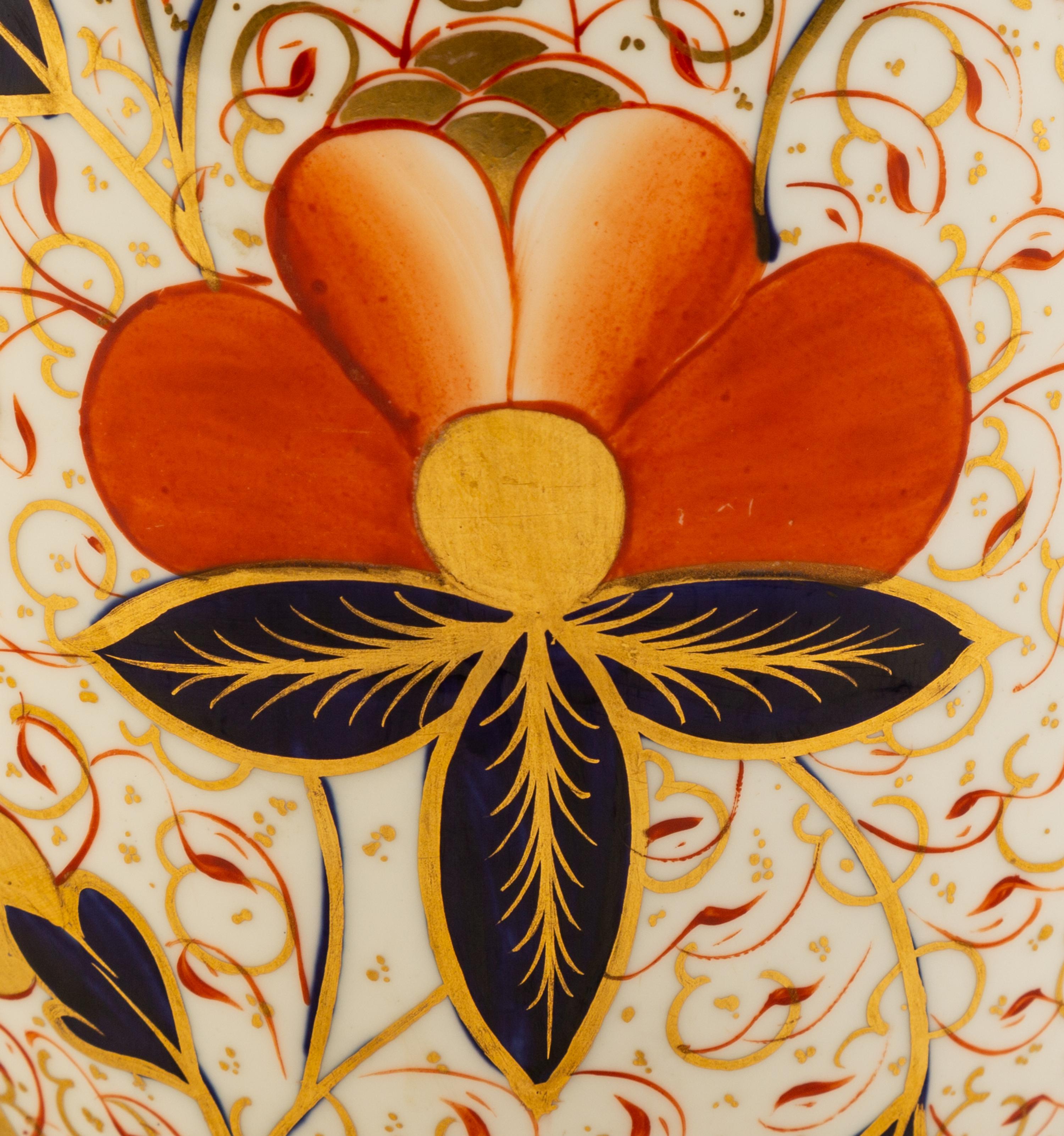 A Davenport Porcelain Double-Handled Vase in the Imari Pattern — CIRCA 1880-1887