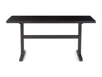 A Contemporary Stained Oak Console Table
