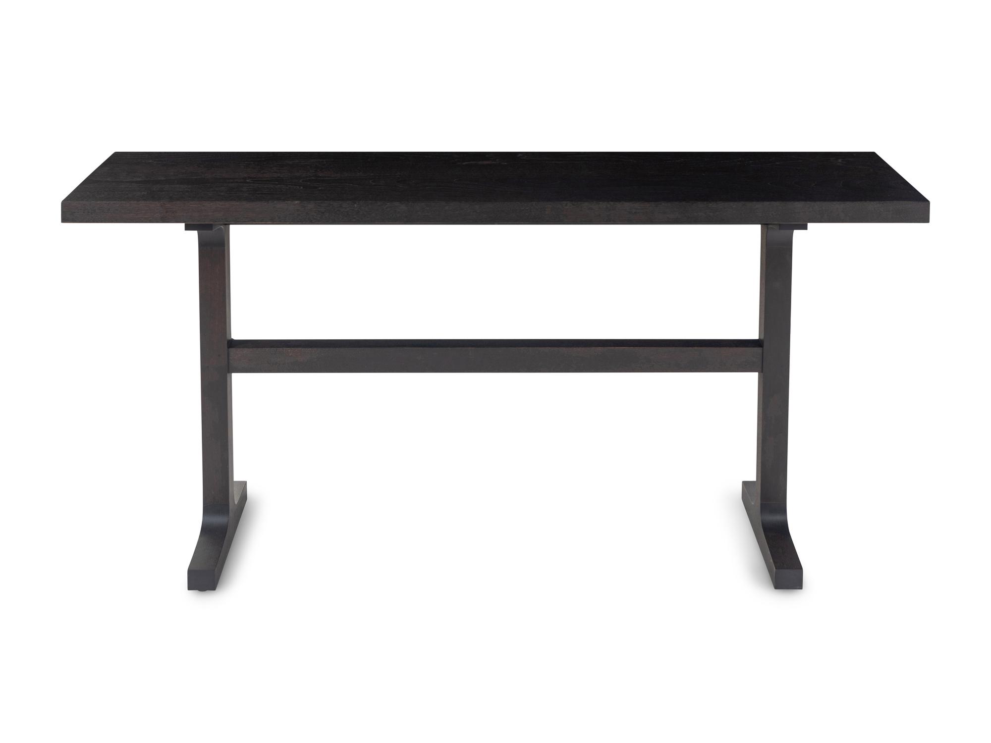 A Contemporary Stained Oak Console Table