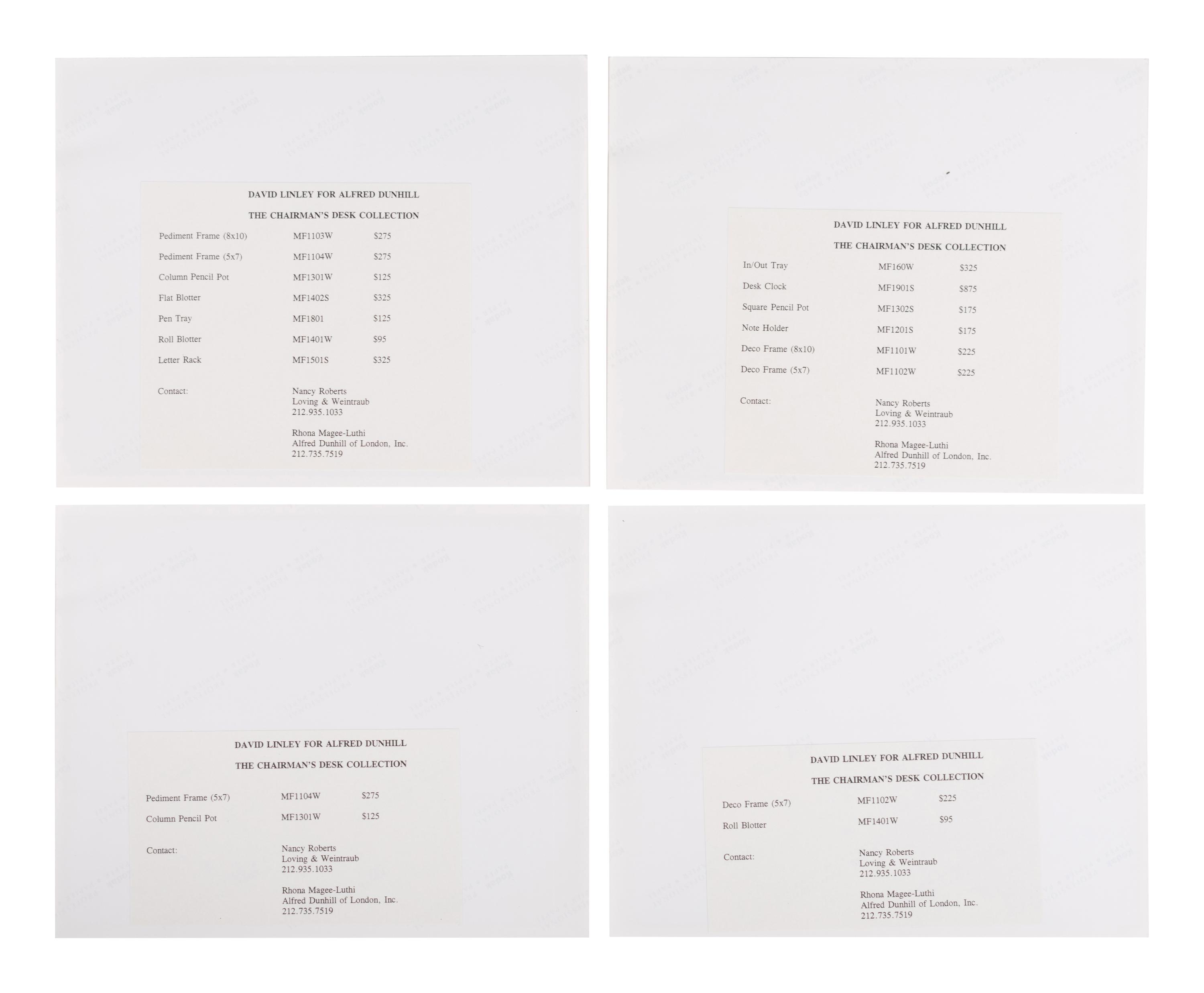 (History) LINLEY, David; The Earl of Snowden (1961). A group of ephemera relating to David Linley, the Earl of Snowden, comprising: