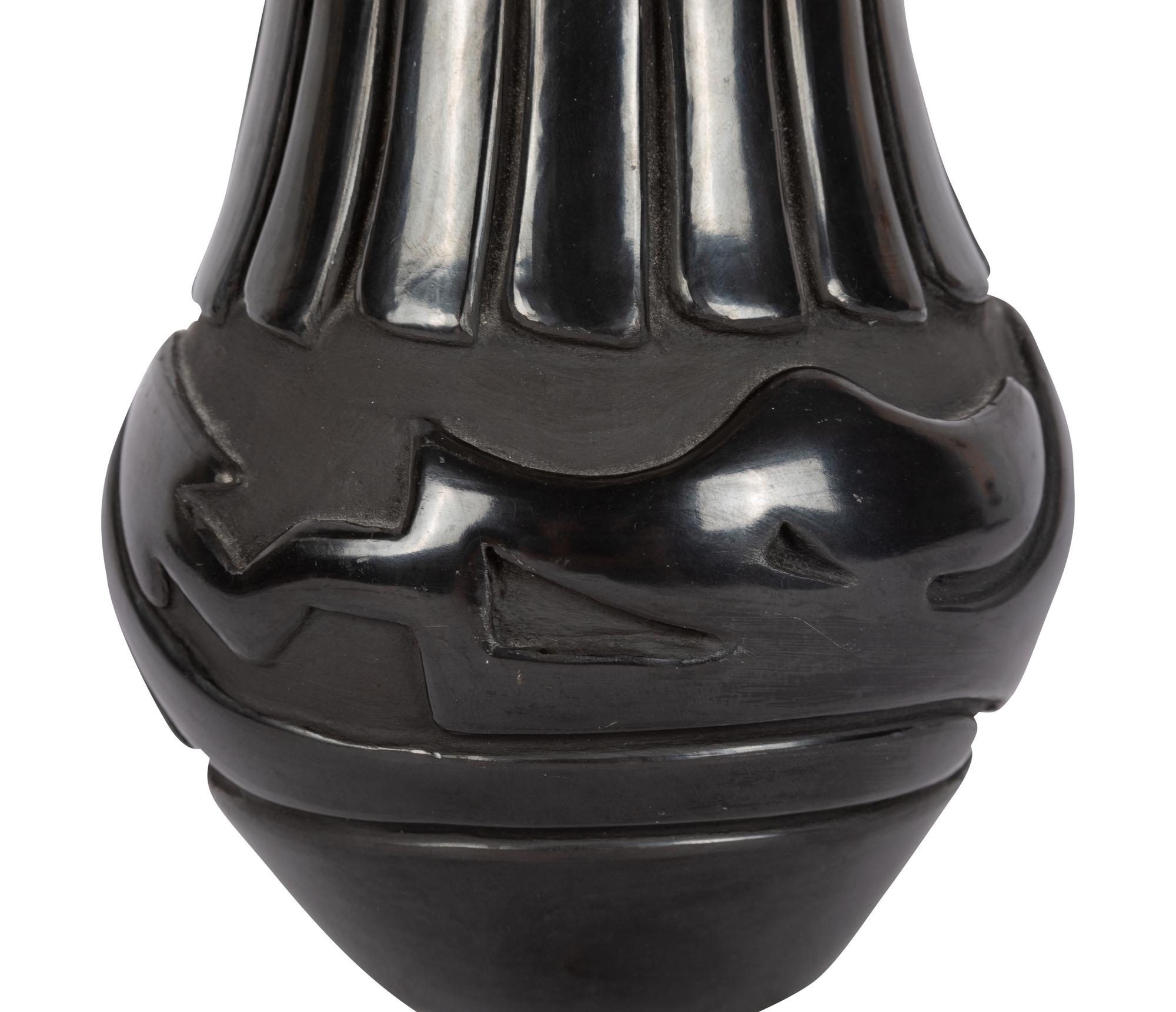 Blackware Pottery Jar
