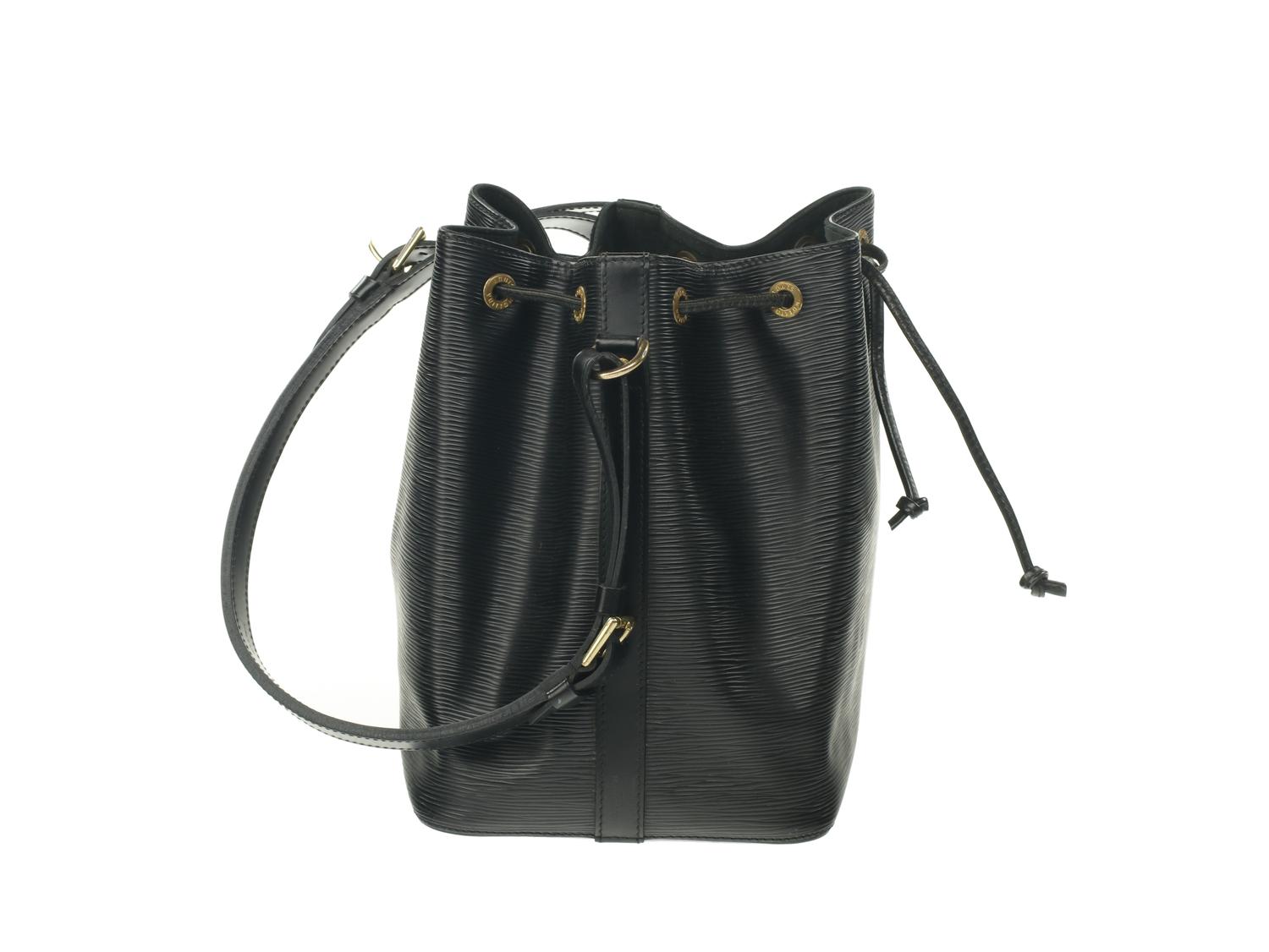 Louis Vuitton Noé Bag in Black Epi Leather