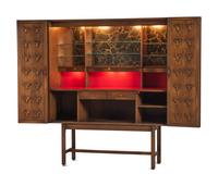 'Futura' Illuminated Bar Cabinet Romweber, USA