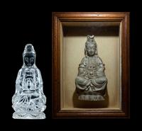 Two Chinese Figures of Guanyin