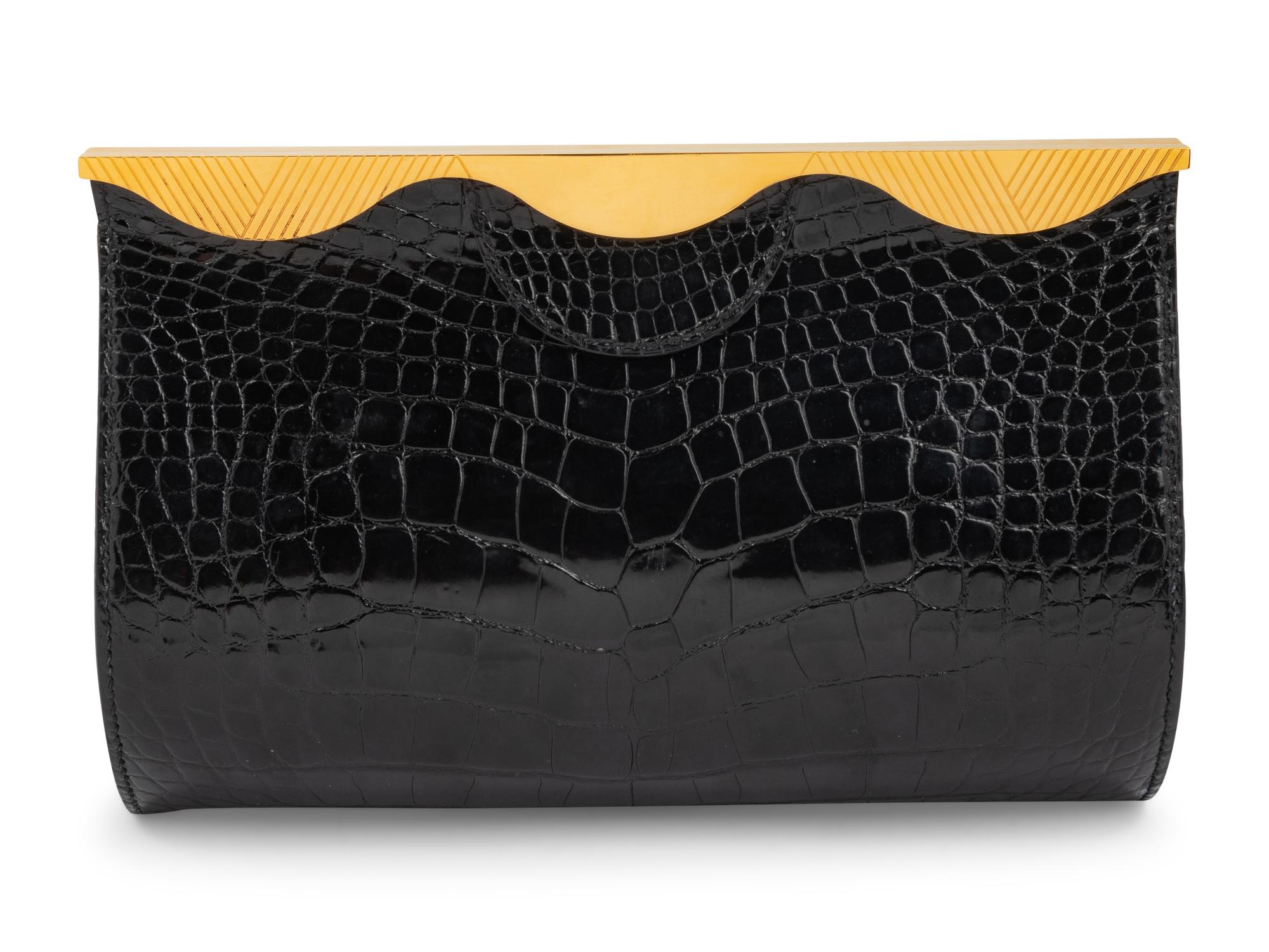 Hermès Limited Edition Crocodile Clutch, 1998