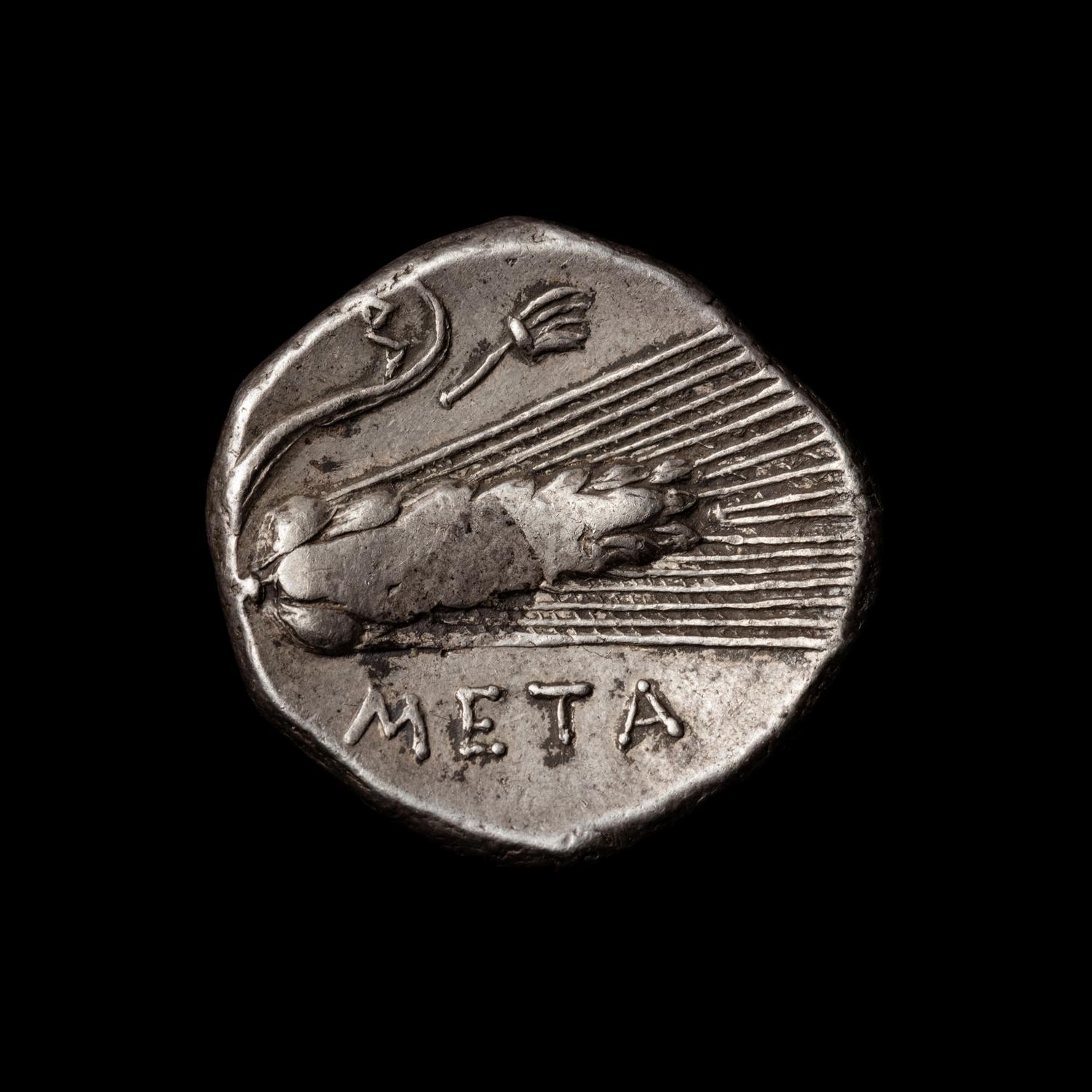 [ANCIENTS] LUCANIA. Metapontum (c. 330-300 BC). Ar Stater. (8.0 g, 21mm).