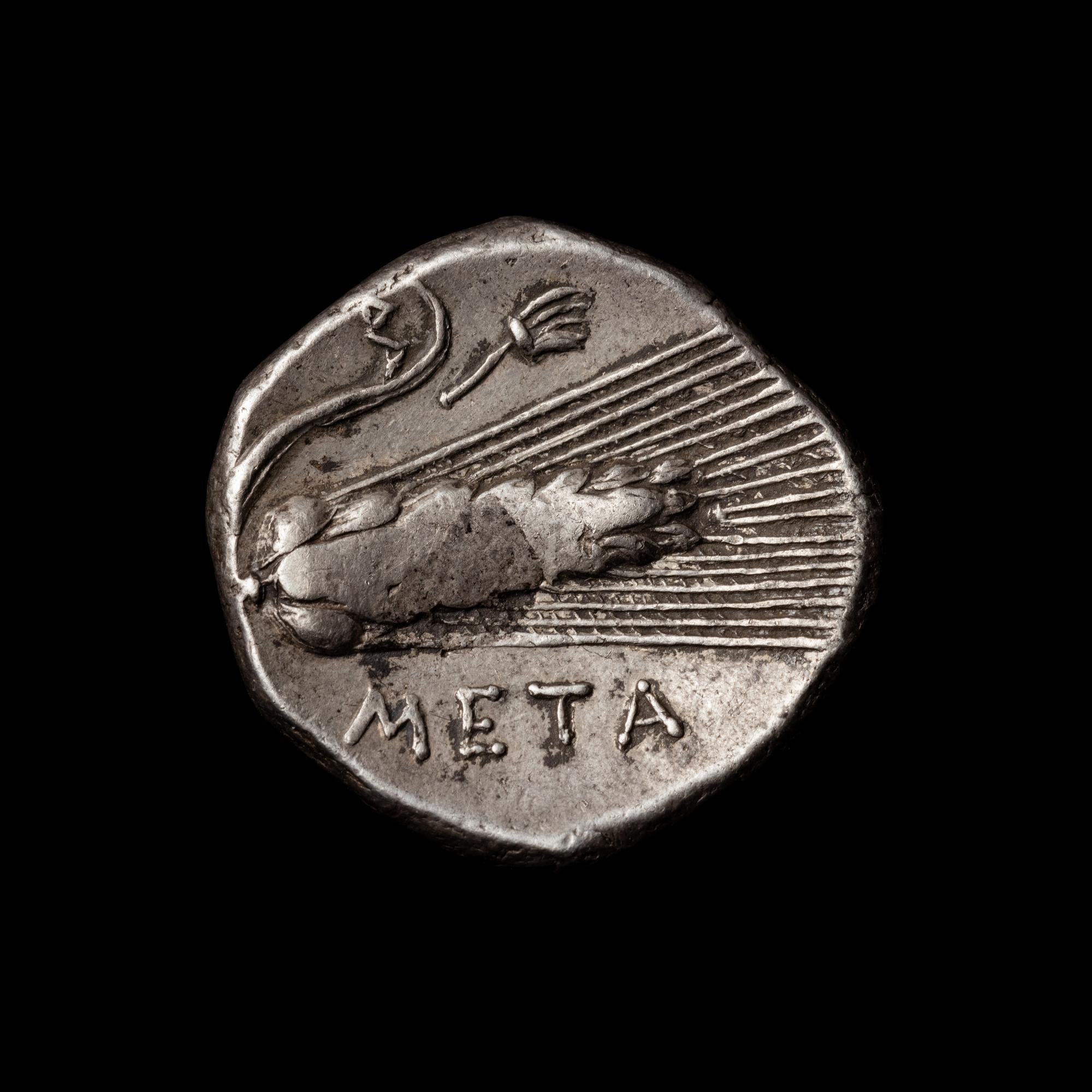 [ANCIENTS] LUCANIA. Metapontum (c. 330-300 BC). Ar Stater. (8.0 g, 21mm).