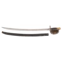Composite US Model 1860 Style Naval Cutlass made from an 1860 Cavalry Saber