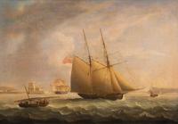 His Majesty’s Ships Off the Tower of Belem
