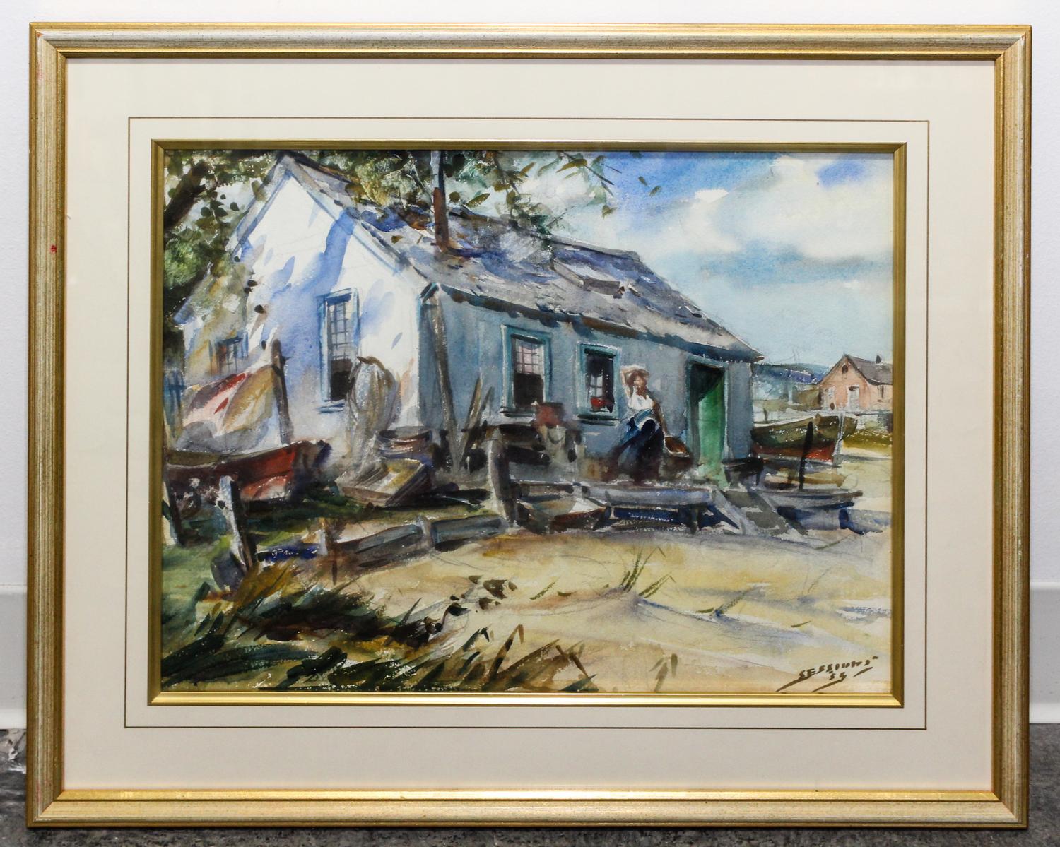 James Milton Sessions, (American, 1882–1962), Boathouse, 1935