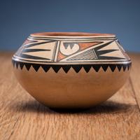 Maria Martinez (San Ildefonso, 1884-1980) Polychrome Pottery Bowl
