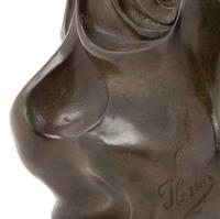 An Art Nouveau Bronze Vase