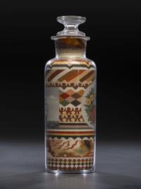 An Andrew Clemens (American, 1857-1894) Sand Bottle
