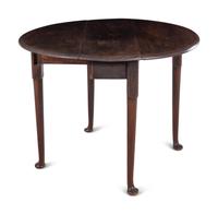 An English Mahogany Drop-Leaf Table