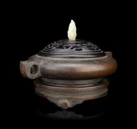 A Bronze Censer and Stand