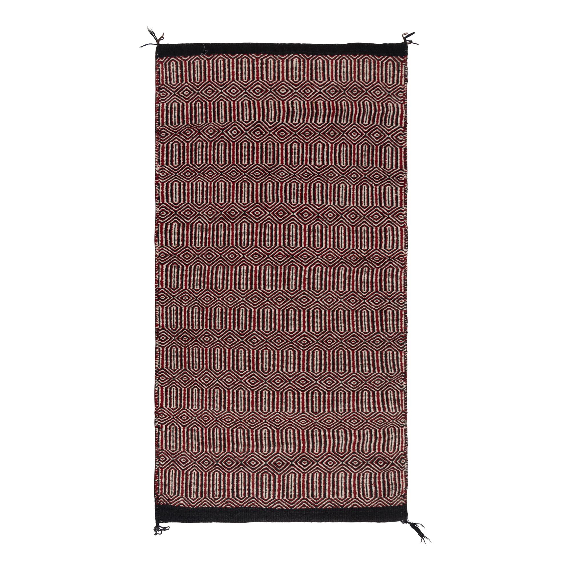 Navajo Twill Weave Double Saddle Blanket [Rug]