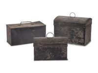 Three Toleware Boxes