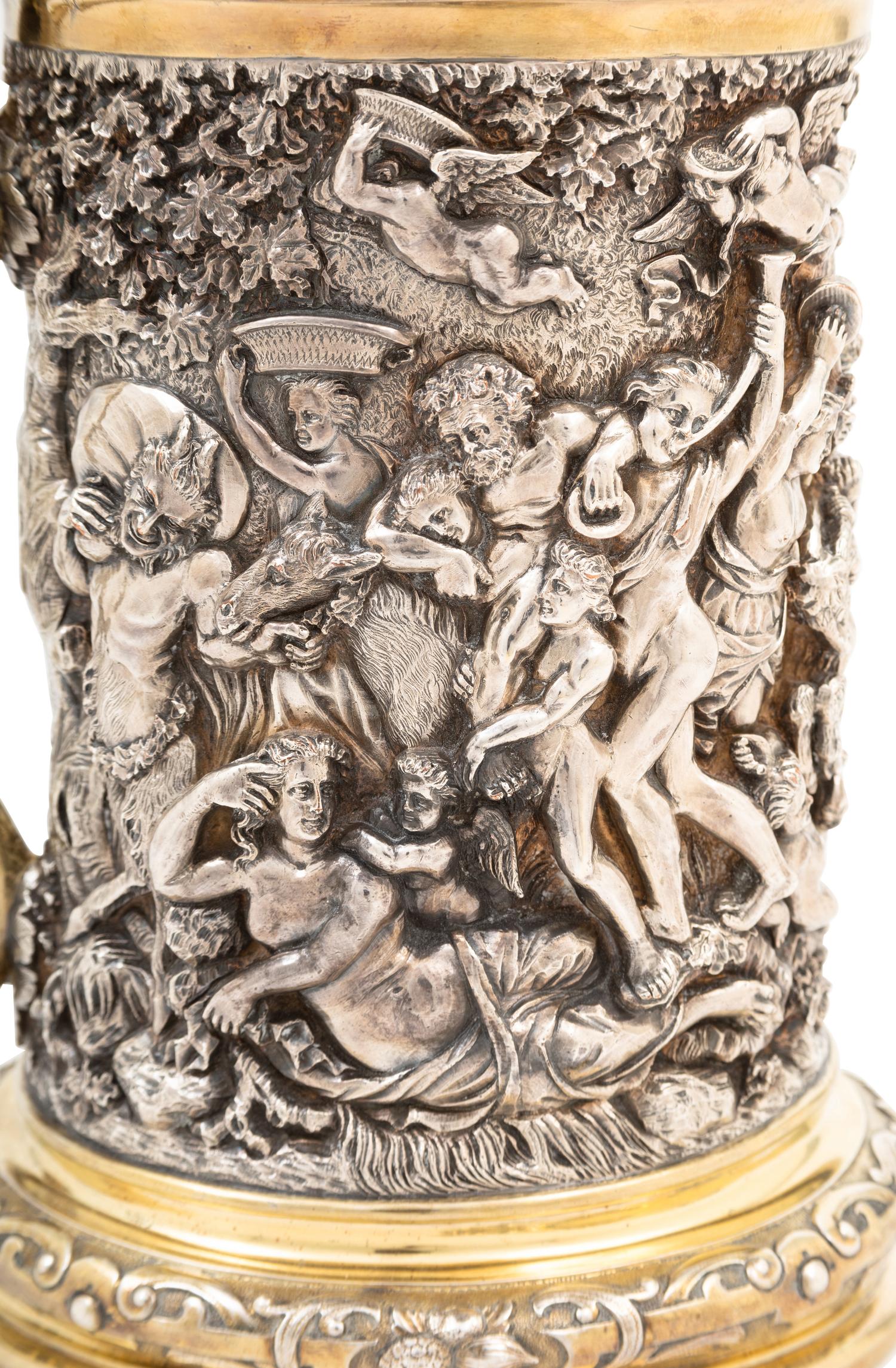 An English Silver-Plate Tankard