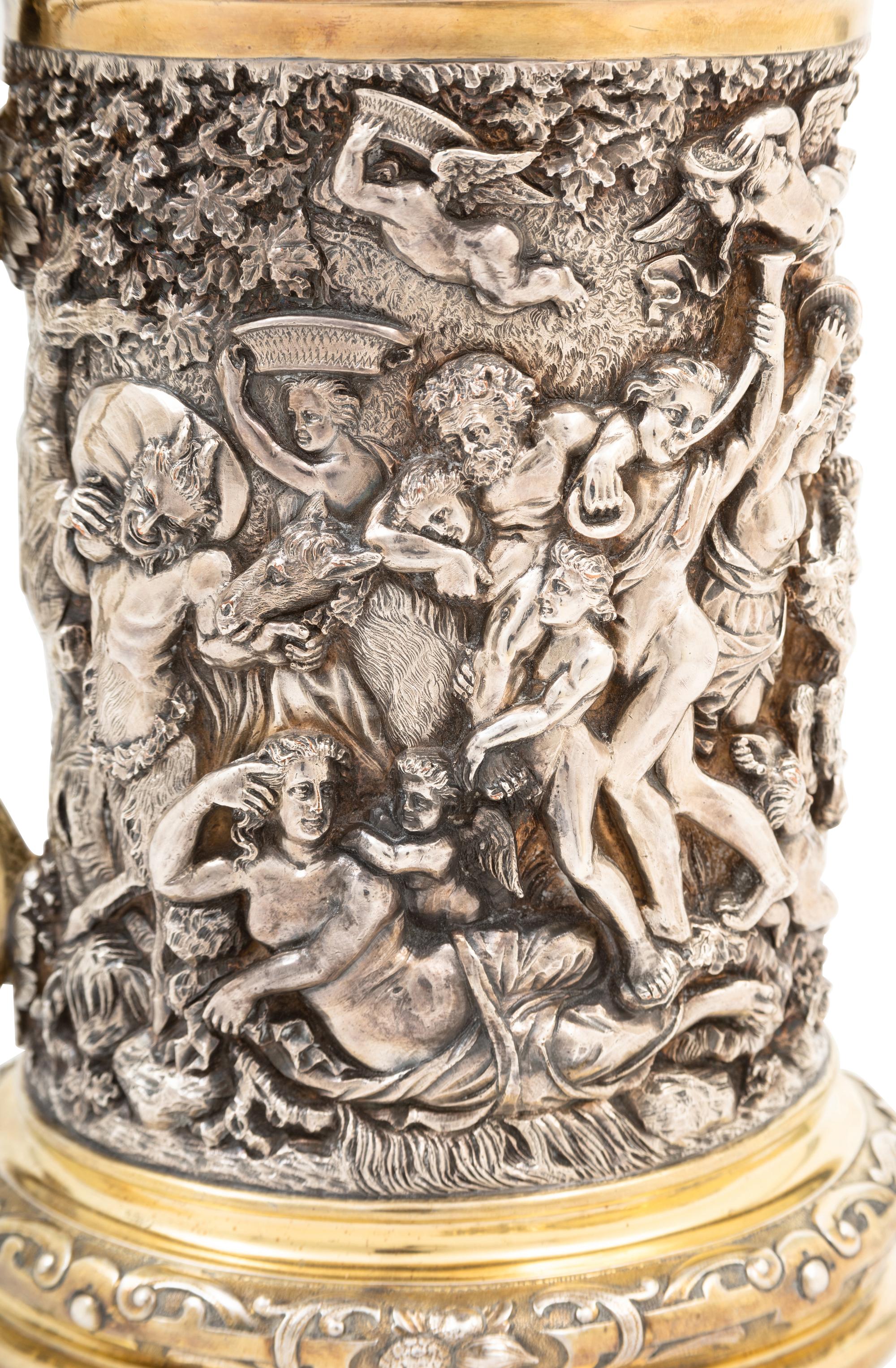 An English Silver-Plate Tankard