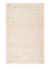 [CIVIL WAR]. Manuscript archive of Sergeant Hamilton Ballentine (1833-1920), Co. K, 6th Pennsylvania Cavalry, "Rush's Lancers," featuring battle content from key engagements and descriptions of "Sheridan's Raiders."