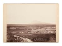 [LATE INDIAN WARS]. GRABILL, John C.H. (1849-1903), photographer. Fort Meade, Dak. Bear Butte, 6 miles distant. Located in "Black Hills." [South Dakota],1888.