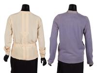 Two Designer Tops: One Jean Patou, One Knit Cardigan, 1920-30s