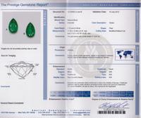 A Collection of Loose Pear Shape Emeralds,