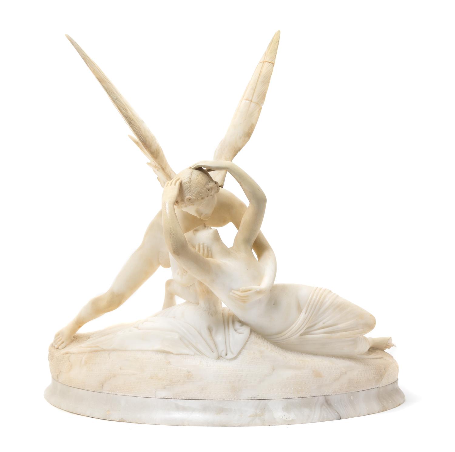After Antonio Canova, (Italian, 20th Century), Cupid and Psyche