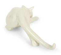 A Royal Copenhagen Porcelain Figure of a Crawling Cat