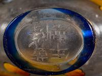 Nine Chinese Painted Glass Snuff Bottles