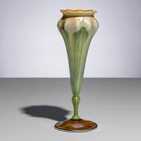 Tiffany Studios New York (American, 1880–1930) — Ribbed Floriform Vase, c. 1903–04