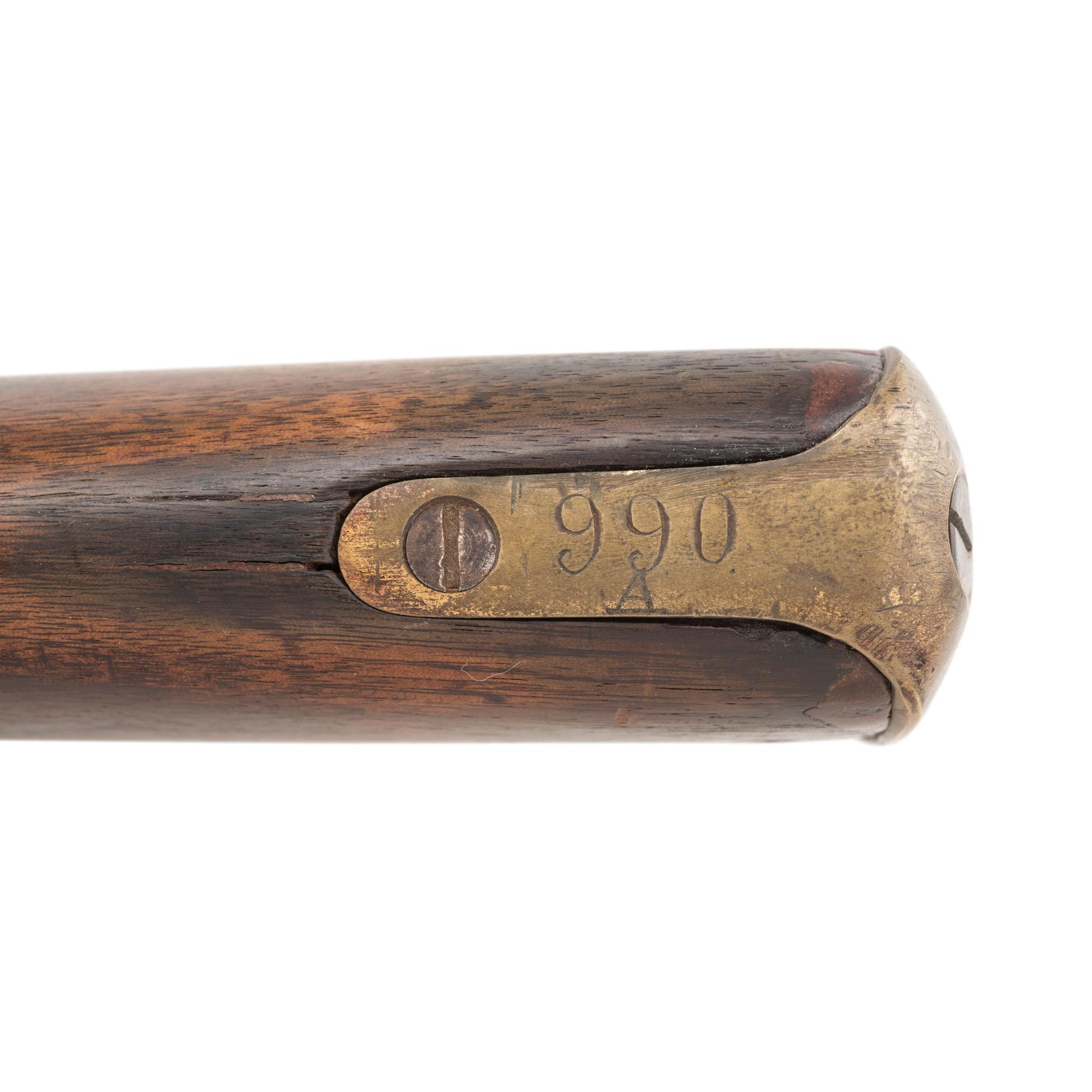 Composite Whitney Enfield Variant Rifle Musket With Confederate Blockade Numbered Enfield Buttplate