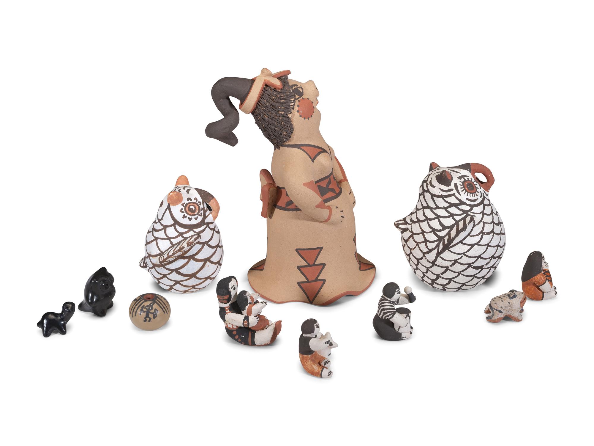 A Menagerie of Miniature Pueblo Pottery