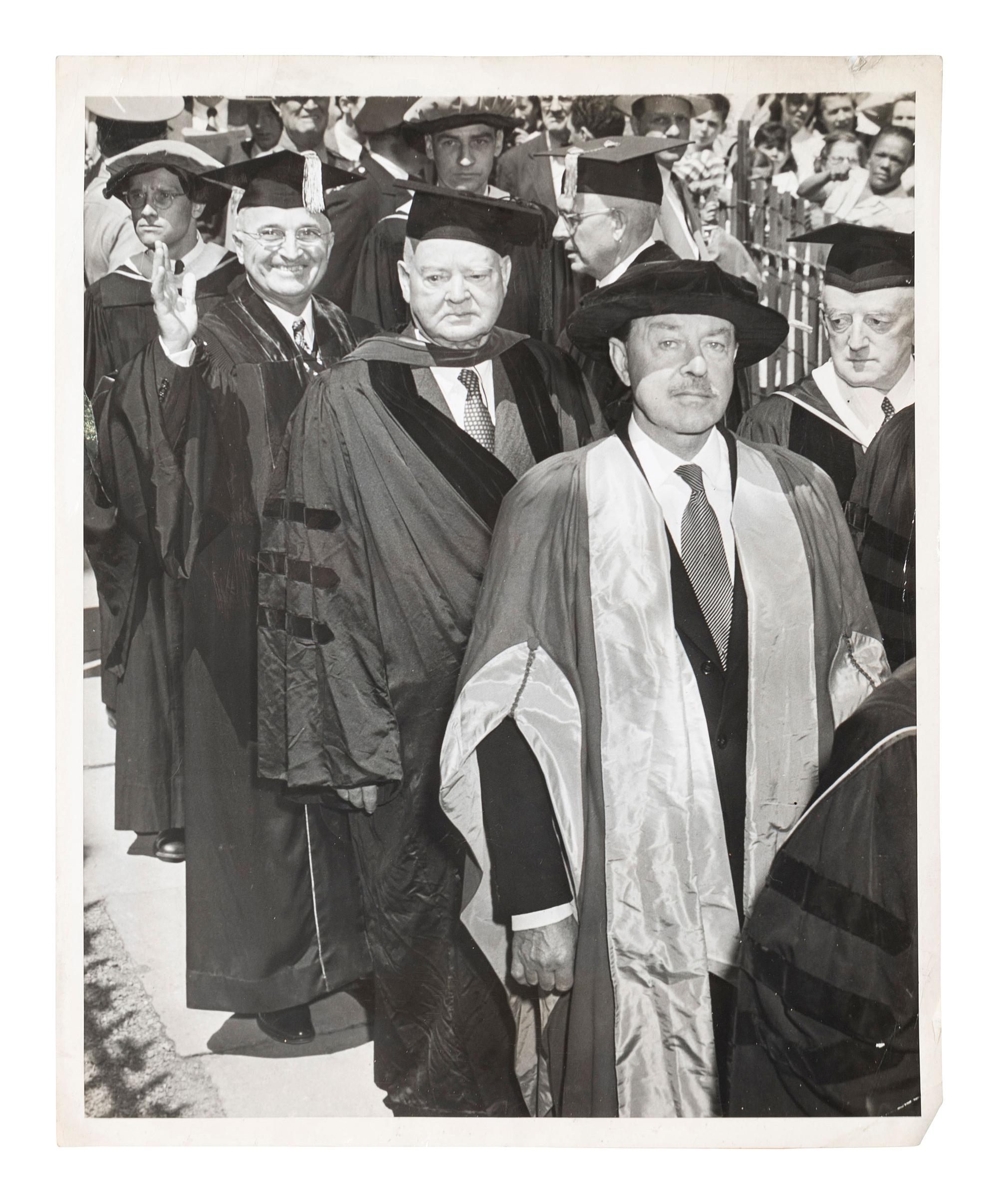 [PRESIDENTS] Photographs and ephemera related to Presidents Kennedy, FDR, Truman, and Reagan.