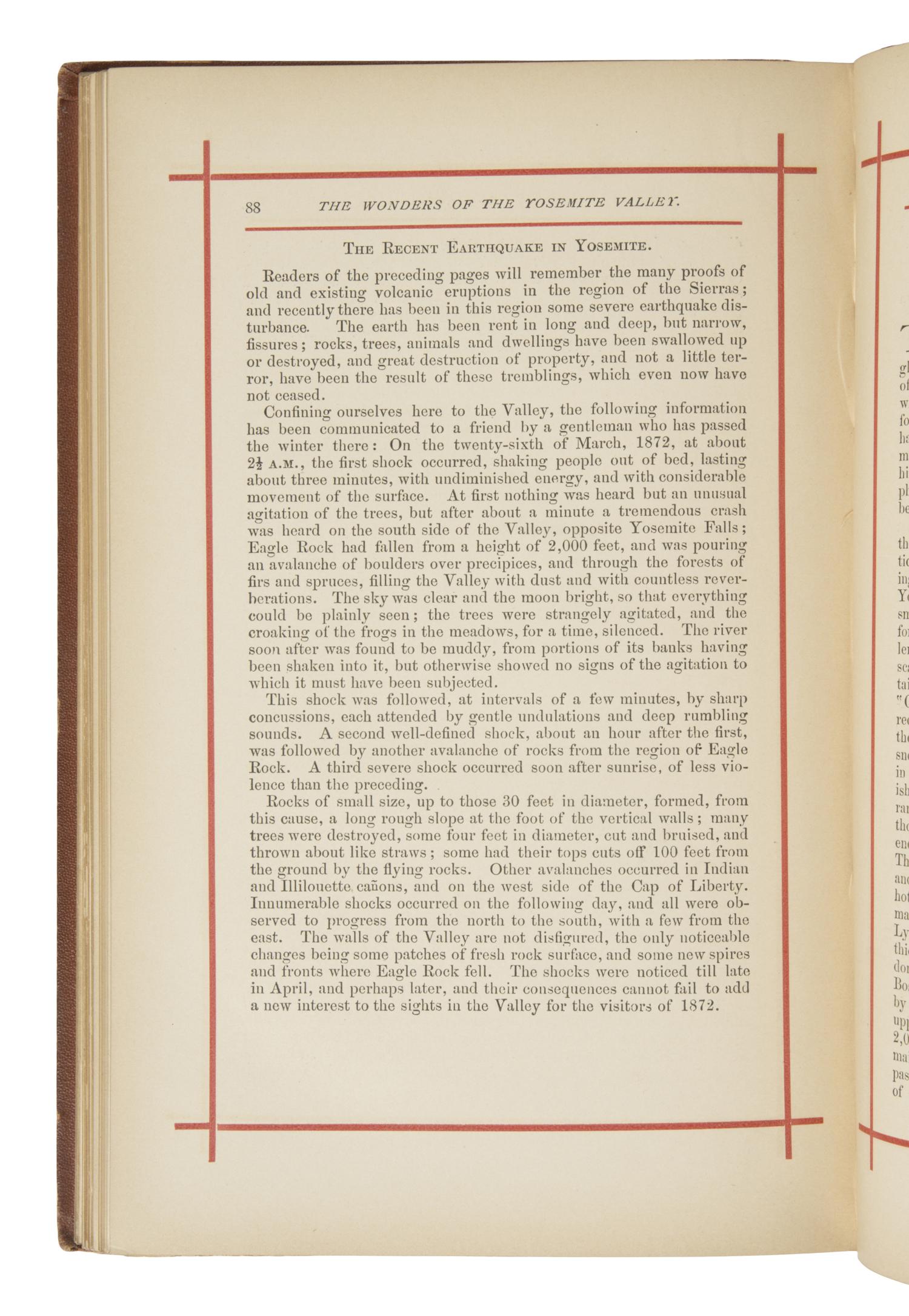 [Muir, John (1838-1914)]. Kneeland, Samuel (1821-1888). The Wonders of the Yosemite Valley, and of California . Boston: Alexander Moore; Lee & Shepard, 1872.