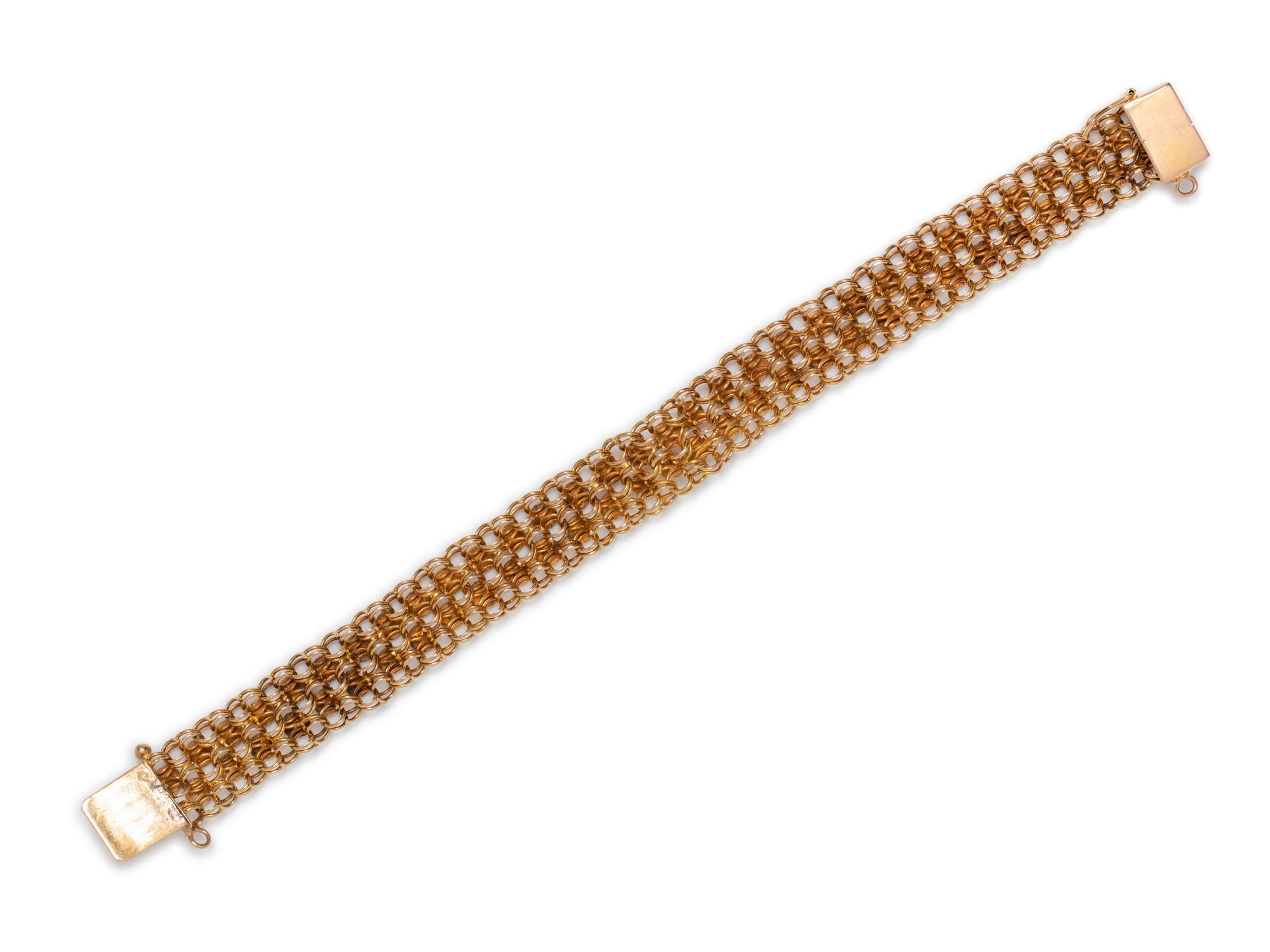 YELLOW GOLD BRACELET