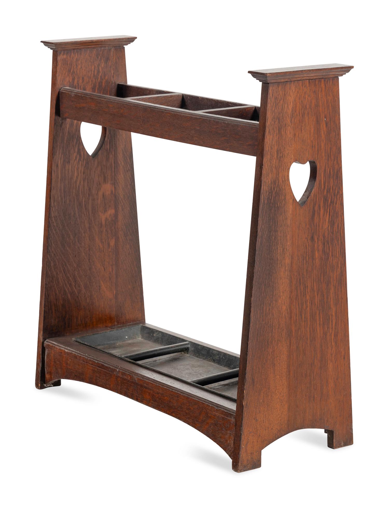 An Arts and Crafts Style Oak Umbrella Stand