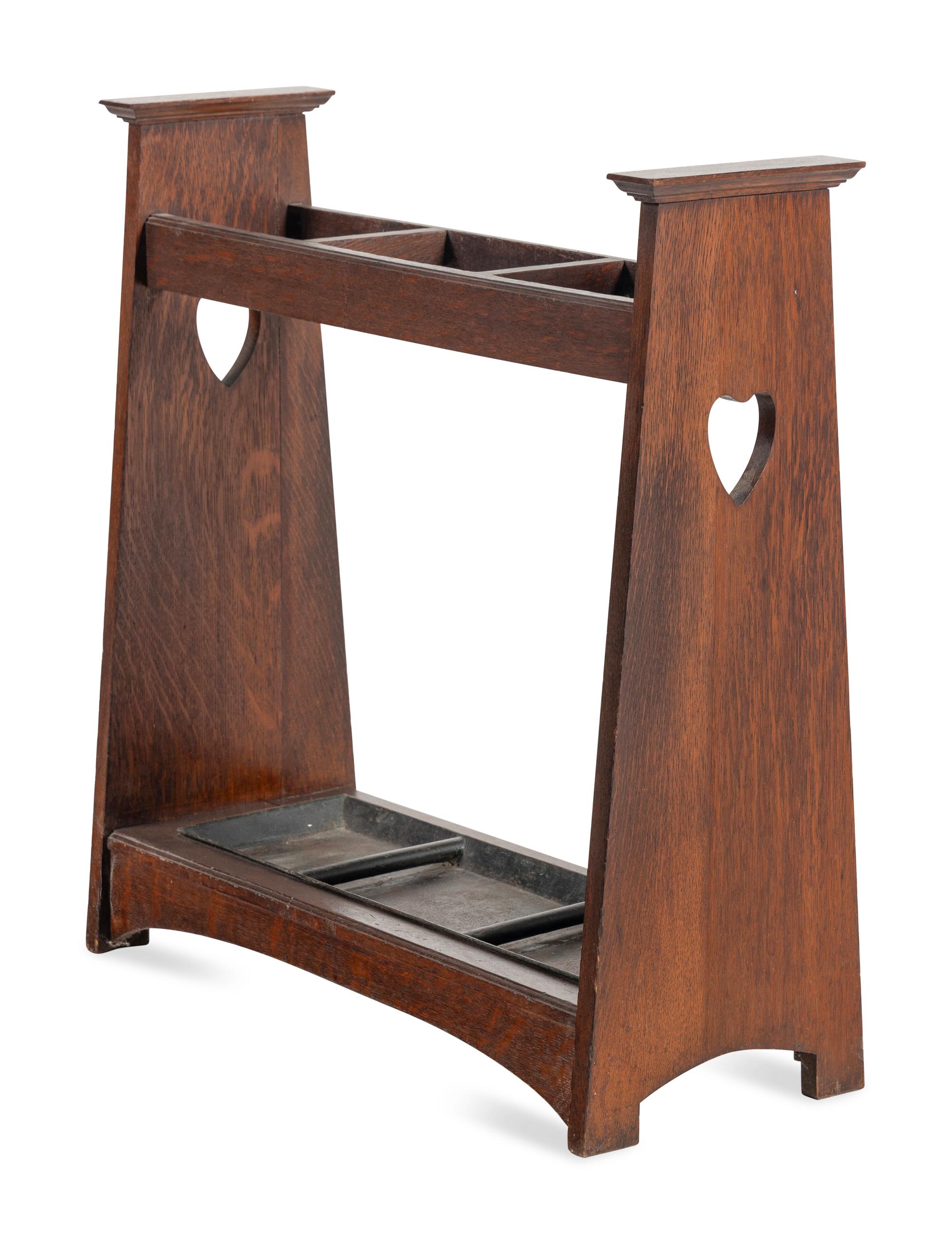 An Arts and Crafts Style Oak Umbrella Stand