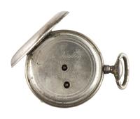 [CIVIL WAR]. Civil War-era pocket watch adorned with cloisonné Zouave. [Switzerland?]: Chambaudière à Preuilly, n.d.
