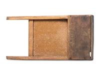 A Western Reserve Pottery Co. Miniature or Toy Stoneware and Wood 'Common Sense' Washboard