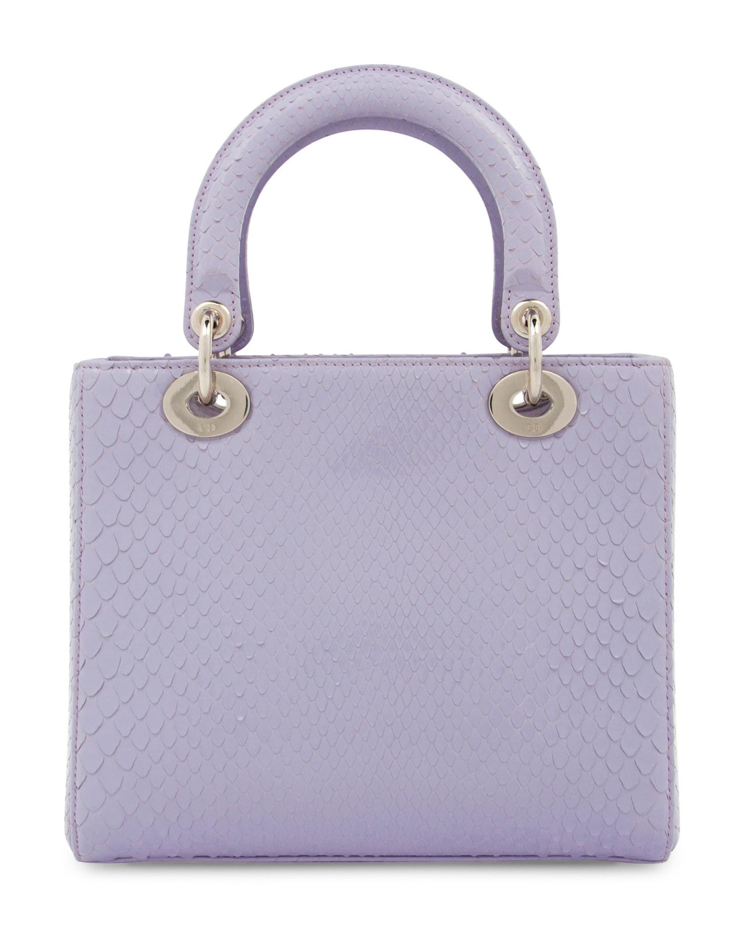 Christian Dior Purple Python Small Lady Dior Bag, 2012