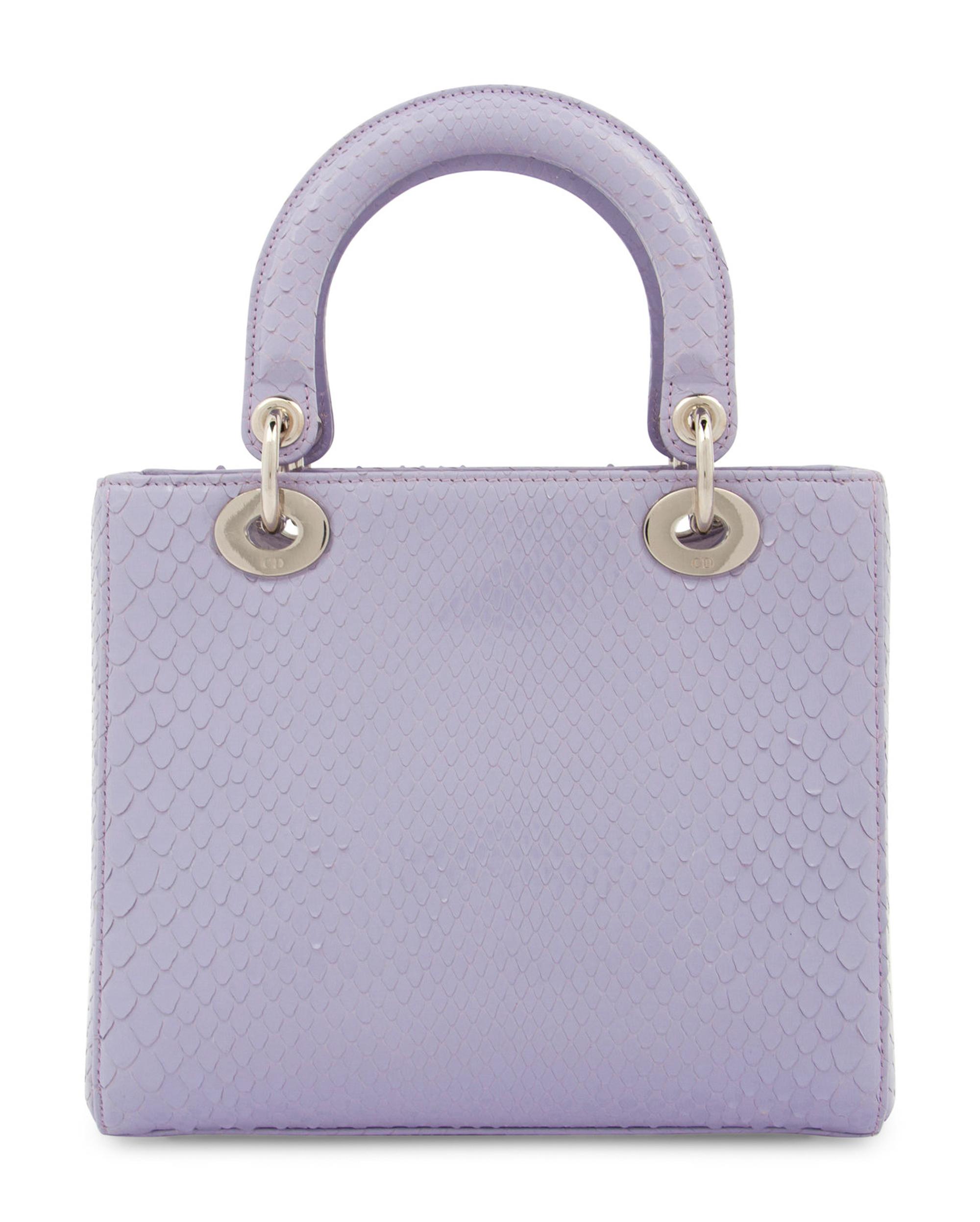 Christian Dior Purple Python Small Lady Dior Bag, 2012