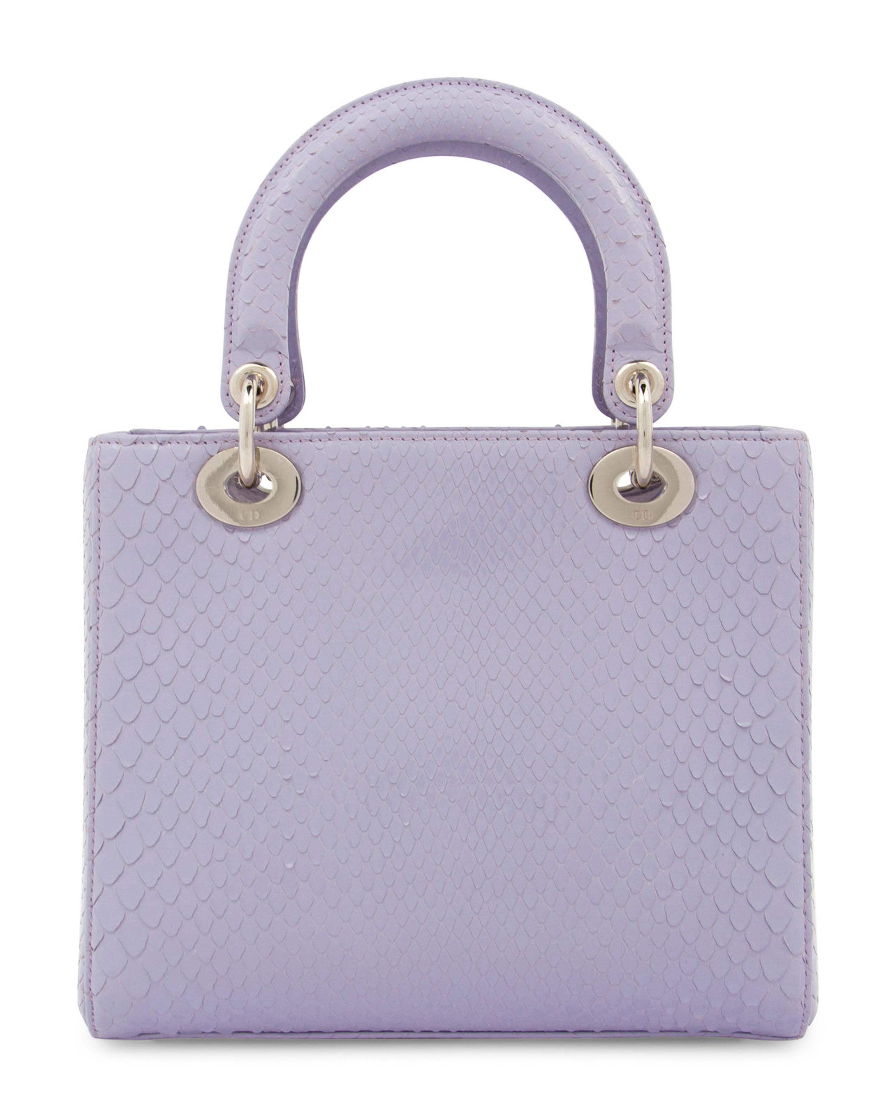 Christian Dior Purple Python Small Lady Dior Bag, 2012