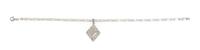 A Platinum Bracelet with Platinum and Diamond Pendant, Circa 1913, 2.10 dwts.