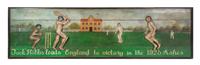 An English Carved and Polychromed Panel
